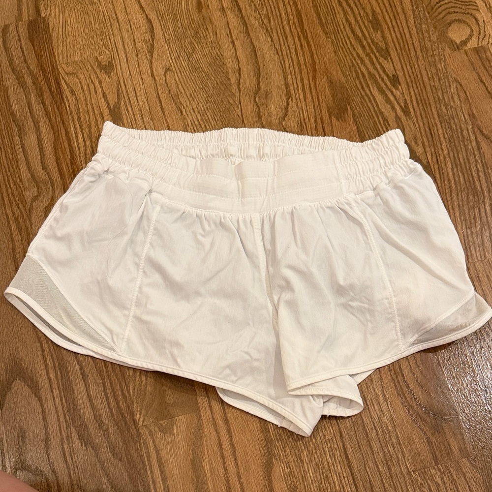 lululemon hotty hot White Athletic Shorts